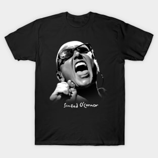 Sinead O'Connor Black white T-Shirt